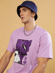 Shinji lavender Regular T-Shirts