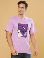 Shinji lavender Regular T-Shirts