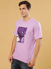 Shinji lavender Regular T-Shirts