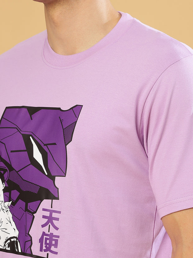 Shinji lavender Regular T-Shirts