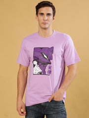 Shinji lavender Regular T-Shirts