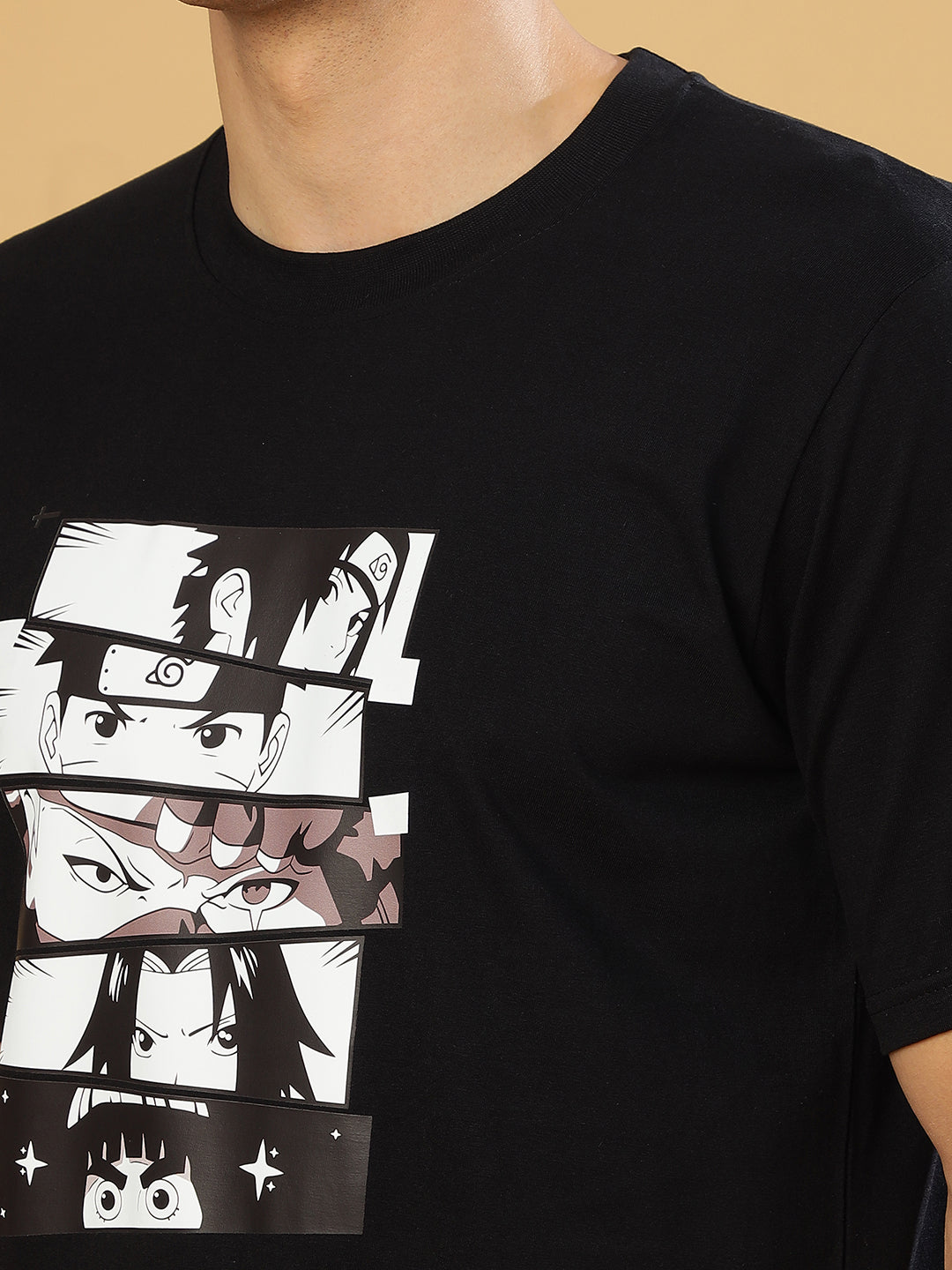 Naruto Eye Black Regular T-Shirts
