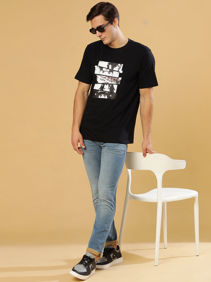 Naruto Eye Black Regular T-Shirts