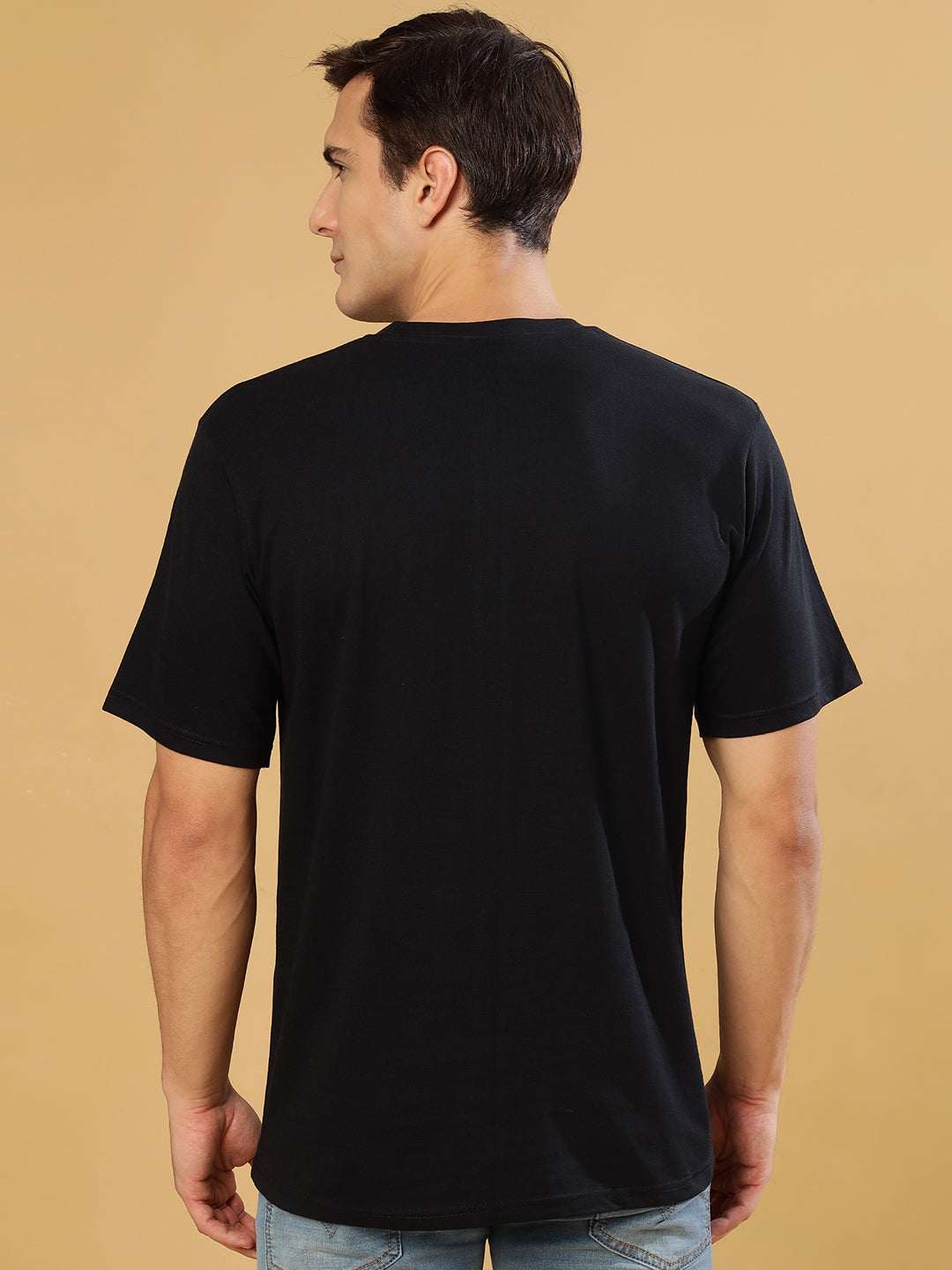 Cat Kamado Black Regular T-Shirts