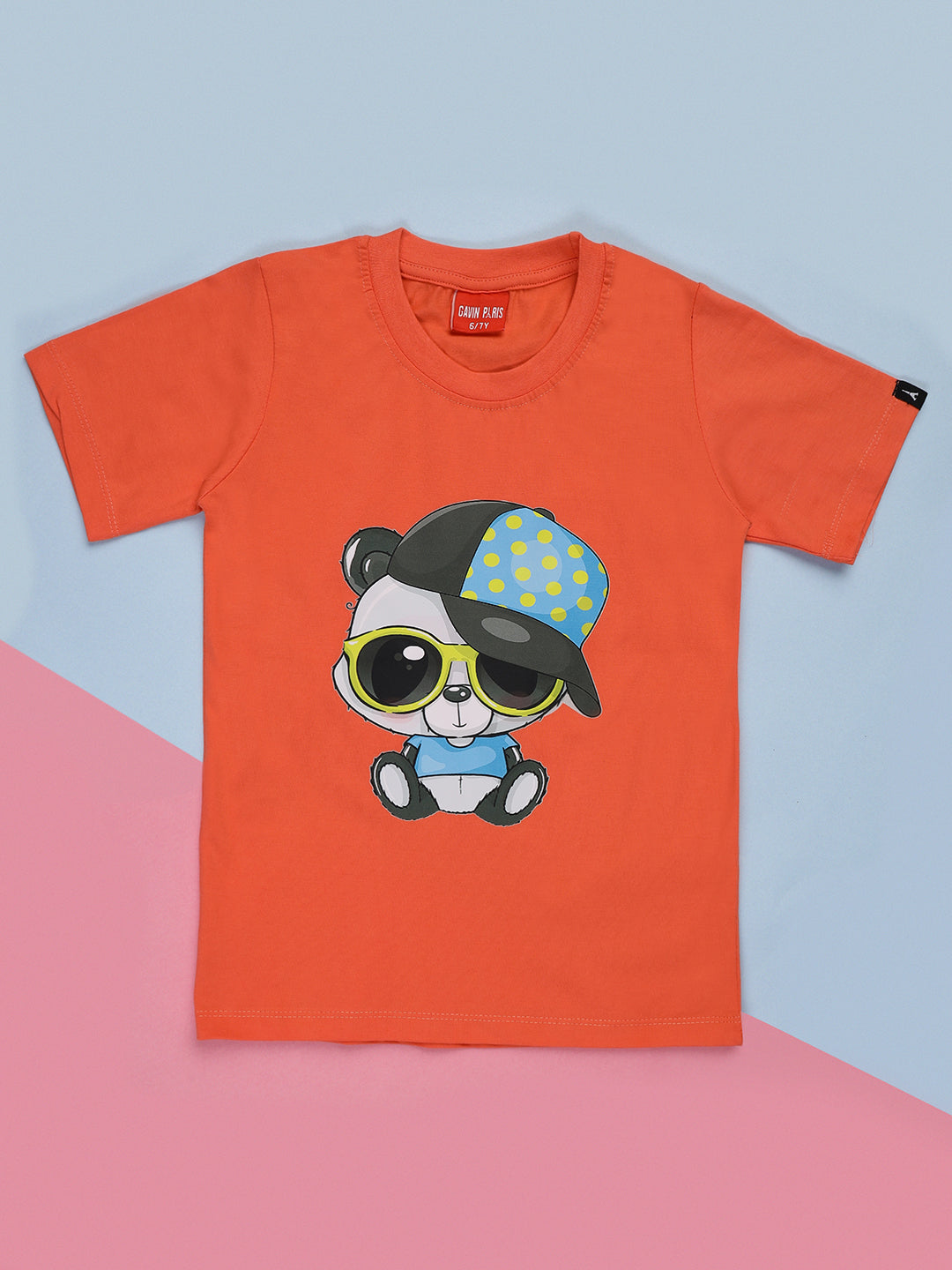 Cap Panda T-shirts for Boys & Girls