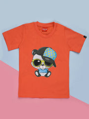 Cap Panda T-shirts for Boys & Girls