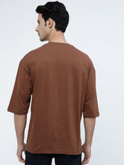 NASA Brown Oversized Tee by Gavin Paris