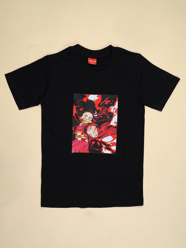 Anime Fire T-shirts for Boys & Girls