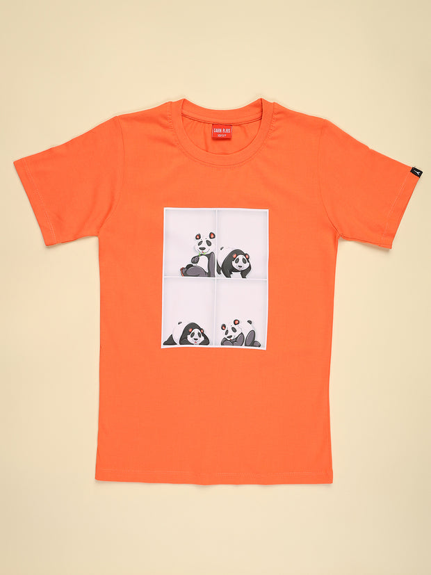 Panda Box T-shirts for Boys & Girls