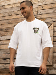 Bear White Oversized T-shirt