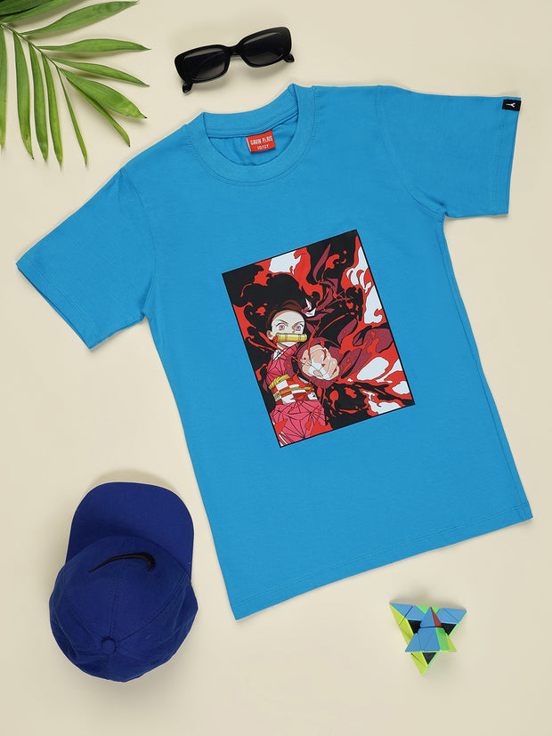 Anime Fire T-shirts for Boys & Girls