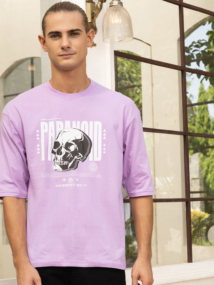 Paranoid Lavender Oversized T-shirt