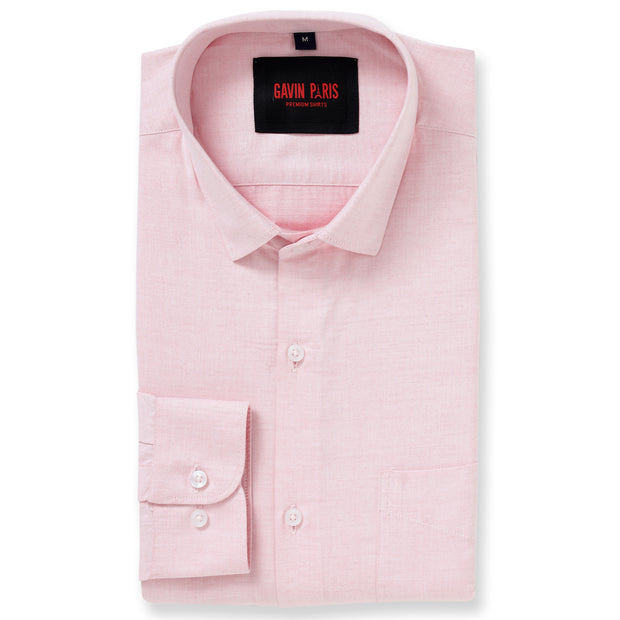 Pink Full-Sleeve Shirt With Pocket (GP234)