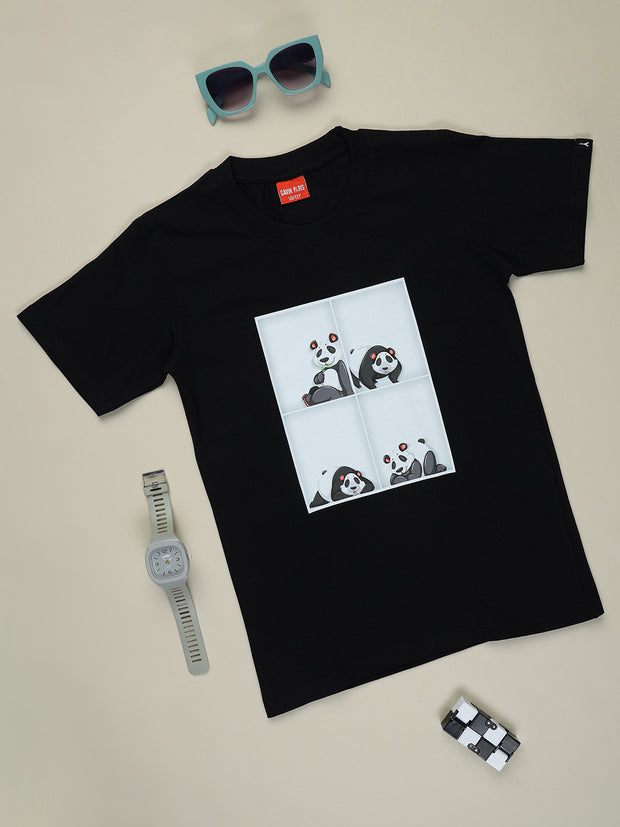 Panda Box T-shirts for Boys & Girls