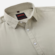 Earthy Beige Men's Full Sleeve Shirt (GP319)
