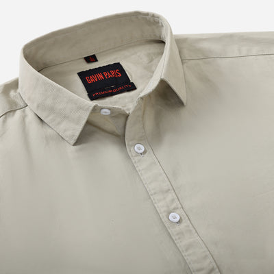 Earthy Beige Men's Full Sleeve Shirt (GP319)