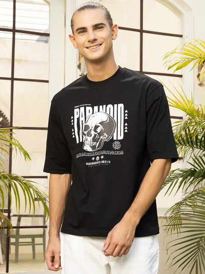 Paranoid Black Oversized T-shirt