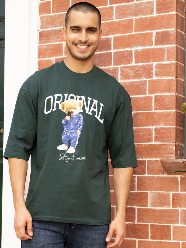 Original Dark Green Oversized T-shirt