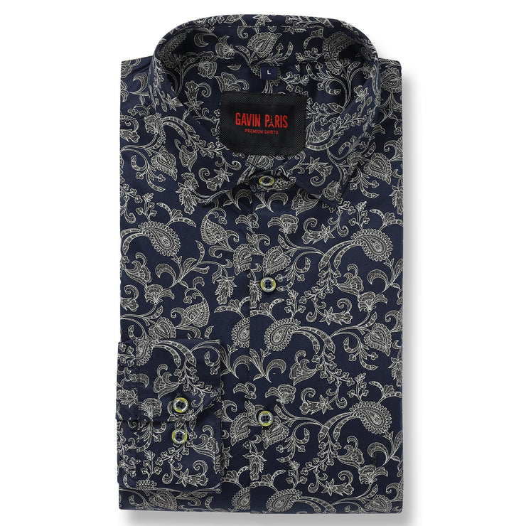 BAIL PRINTED COTTON FULL SLEEVE SHIRT (GP088)