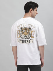 Rivercity Tiger White Oversized Tee By Gavin Paris