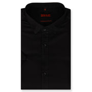 Half Sleeve Slim Fit Shirt- Classic Black (GP290)