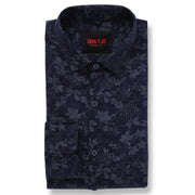 Navy Floral Full-Sleeve Shirt (GP097)