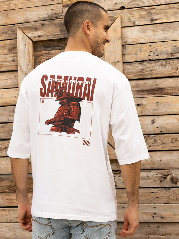 Samurai White Back Oversized By Gavin Paris