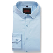 Light Blue Slim Fit Full Sleeve Shirt (GP064)