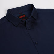 Half Sleeve Slim Fit Shirt- Classic Navy Blue (GP289)