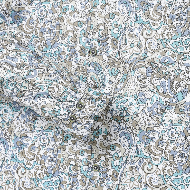 Multicolor Paisley Full-Sleeve Shirt (GP093)