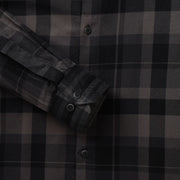 Black and Grey Checkered Full-Sleeve Shirt (GP002)
