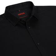 Half Sleeve Slim Fit Shirt- Classic Black (GP290)