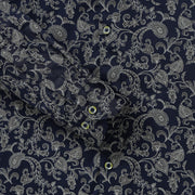 Navy Paisley Full-Sleeve Shirt (GP088)