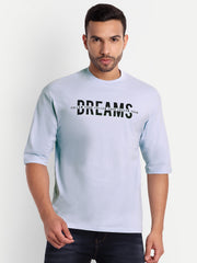 Dreams Sky Blue Drop Shoulder Oversized by Gavin Paris