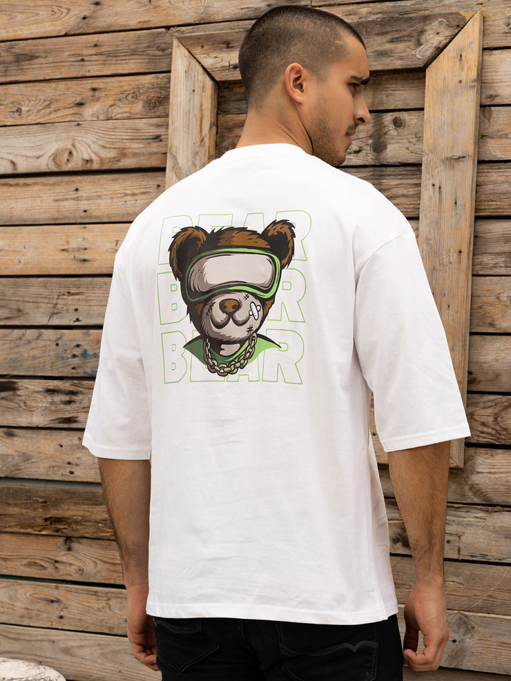 Bear White Oversized T-shirt