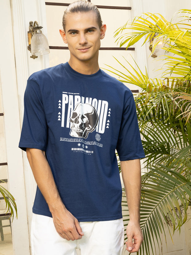 Paranoid Blue Oversized T-shirt
