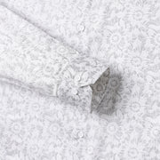 Full Sleeve Shirt - White with Floral Pattern (GP019)
