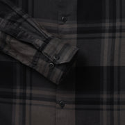 Dark Grey and Black Checkered Pattern Slim Fit Full Sleeve Shirt (GP003)