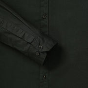 DARK GREEN SOLID COTTON FULL SLEEVE SHIRT (GP074)