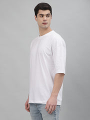 White Unisex Plain Oversized Tee By Gavin Paris