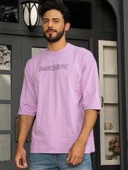 Darkside Lavender Oversized Drop shoulder Tee by Gavin Paris