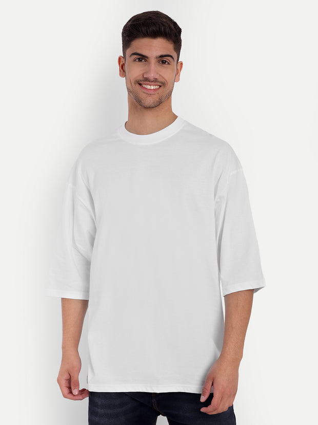 Eminem White Oversized Tee by Gavin Paris