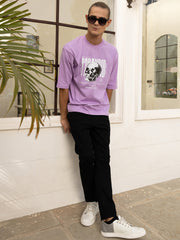 Paranoid Lavender Oversized T-shirt