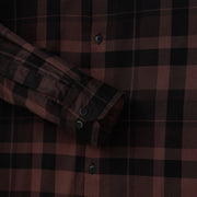 Checkered Slim Fit Full-Sleeve Shirt - Brown & Black (GP001)