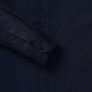 NAVY BLUE SOLID COTTON FULL SLEEVE SHIRT (GP075)