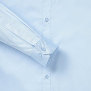 Light Blue Slim Fit Full Sleeve Shirt (GP064)