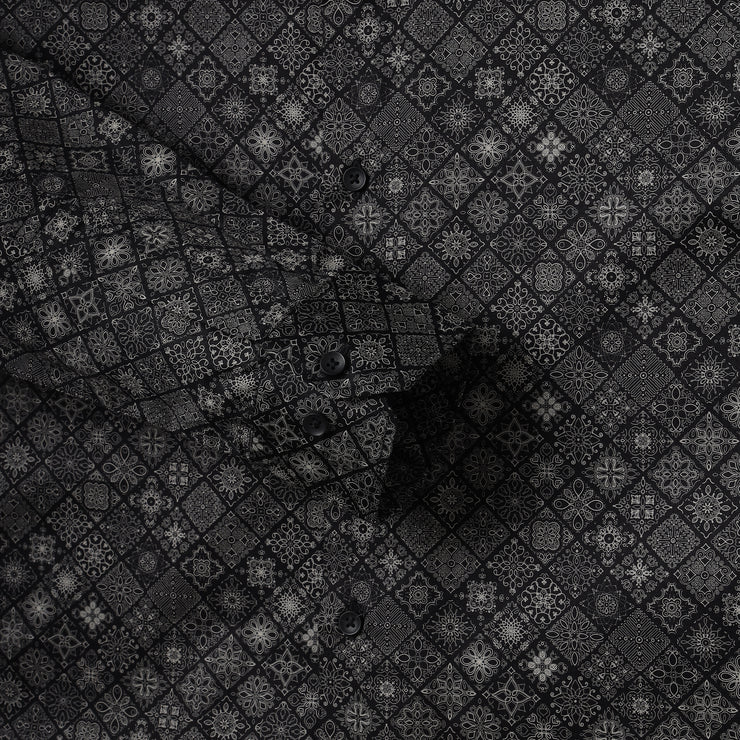 BLACK BOX PRINTED FULL SLEEVE SHIRT (GP012)