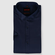 Half Sleeve Slim Fit Shirt- Classic Navy Blue (GP289)