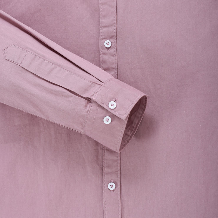 Soft Mauve Plain Men's Slim Fit Full Sleeve Shirt (GP315)