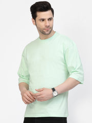 Sea Green Plain Oversized Unisex Tee by Gavin Paris